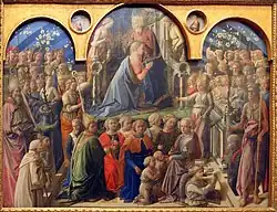 Коронование Марии. 1441—1447. Дерево, темпера, масло. Галерея Уффици, Флоренция