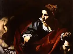 Юдифь с головой Олоферна. Холст, масло. Частное собрание, Неаполь