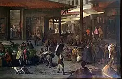 Площадь старого рынка во Флоренции. Деталь