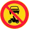 Moottorikäyttöisellä ajoneuvolla ajo kielletty/Inga motordrivna fordon