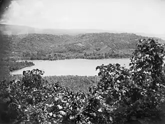 Вид на Финшхафен, октябрь 1943 года