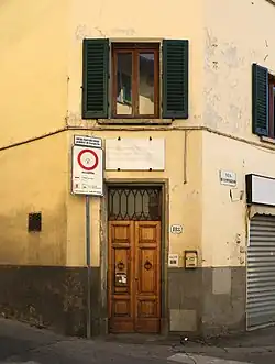 Дом, где родился Джино Бартали в Понте-а-Эма (Флоренция)