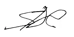 Изображение автографа