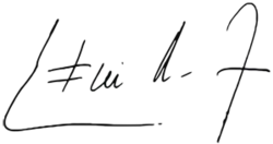 Изображение автографа