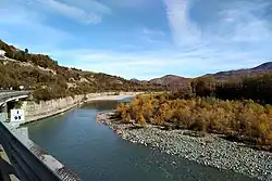 Среднее течение Треббии в коммуне Боббио