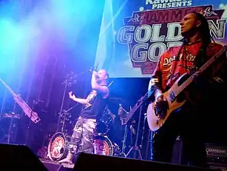 Five Finger Death Punch на Metal Hammer Golden God Awards. 2010 год