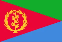 Флаг Эритреи (пропорция 2:3)29 мая 1993 — 5 декабря 1995