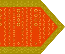 Знамя Селим хана, захваченное 22 ноября (4 декабря) 1806 года генералом Небольсиным. Музей истории Азербайджана