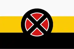 Флаг «Движения против нелегальной иммиграции»