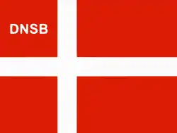 Флаг партии ДНСБ (альтернативный)