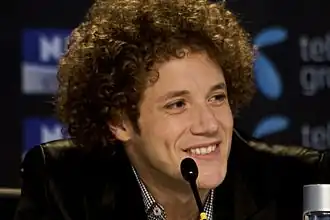 Даниэль Дихес на конференции, посвященной конкурсу «Евровидение 2010»