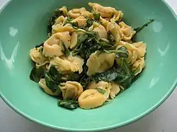 С руколой и лимонным соком