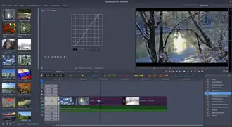 Скриншот программы Видеоредактор Flowblade