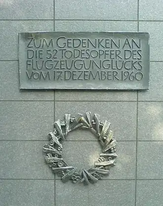 Памятный знак у места катастрофы