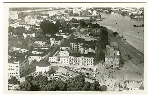 Рыночная площадь в 1930-х годах