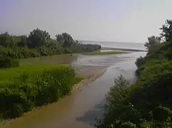 Устье реки в коммуне Порто-Реканати