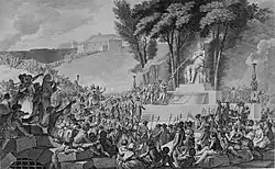 Фонтан Возрождения, или Природа. 1793. Офорт С. И. Хельмана по рисунку Шарля Монне. Национальная библиотека Франции, Париж