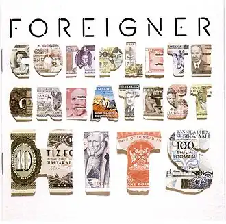 Обложка альбома Foreigner «Complete Greatest Hits» (2002)
