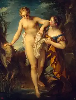 Купальщица. После 1724. Холст, масло. Государственный Эрмитаж, Санкт-Петербург