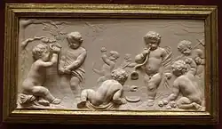 Игривые путти. Ок. 1650. Мрамор