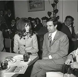 Трюффо и Франсуаза Дорлеак в Израеле, 1963