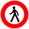 Accès interdit aux piétons