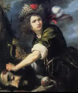 Франческо Фурини. Давид с головой Голиафа. 1630-е. Холст, масло