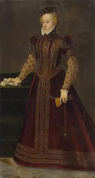 Портрет кисти Терци (1565). Музей истории искусств, Вена