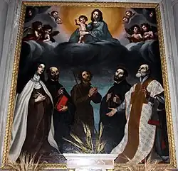 Мадонна во Славе со святыми. Монастырь Сан-Бартоломео-а-Риполи, Тоскана