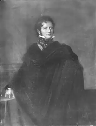 Портрет работы шведского художника Фредрика Вестина. 1825 год.