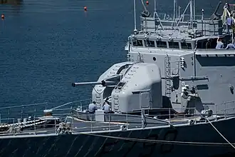 АУ Model 68 на фрегате F790 «Лейтенант де вассо Лаваль»