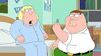 Промокартинка. Питер делает предложение Крису для того, чтобы завладеть его деньгами.