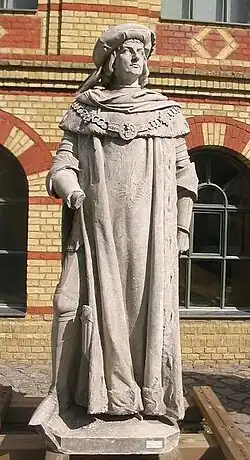 Статуя Фридриха на берлинской аллее Победы. Автор Людвиг Манцель 1900 год.