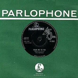 Обложка сингла The Beatles «From Me to You» ()