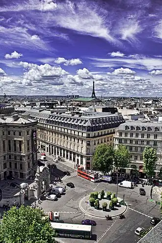 Вид на площадь со смотровой площадки «Галереи Лафайет»