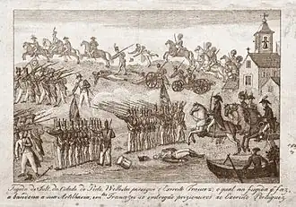 Британские и португальские войска, бок о бок, во второй битве при Порто