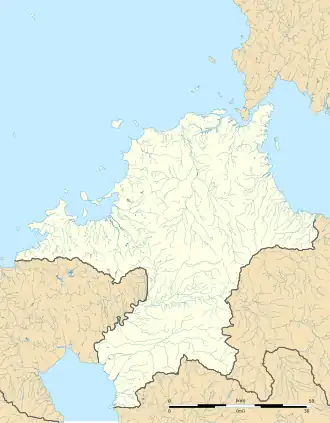 Дадзайфу на карте