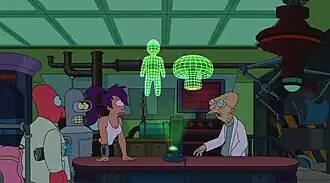 Профессор объясняет строение тела Кобба