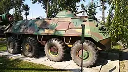 Экспонаты военной техники