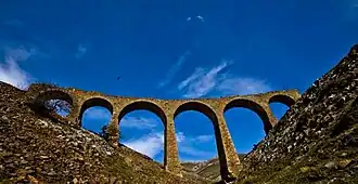 Мост "Ганлы" в Кедабеке, конец XIX века.