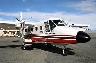 GAF N-24A Nomad новозеландской авиакомпании Air Safaris в 2006 году