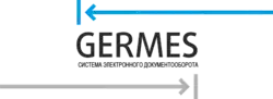 Логотип программы СЭД «Germes»