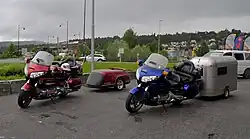 Honda Gold Wing GL1800 для больших путешествий - с прицепом