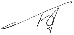 Изображение автографа