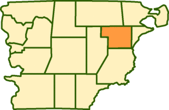 Департамент  Гайман на карте