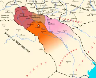 Перемышльская земля в составе Галицкого княжества