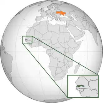 Гамбия и Украина
