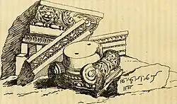 Рисунок Портера руин храма