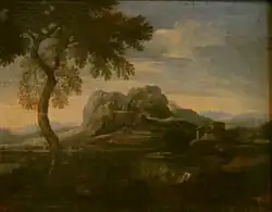 Пейзаж. Холст, масло. 1660-е. Национальный музей искусств Азербайджана, Баку