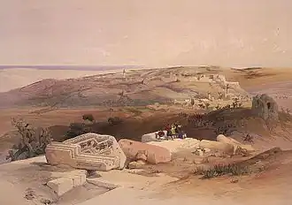 Руины Газы. Рисунок Д. Робертса 1839 года